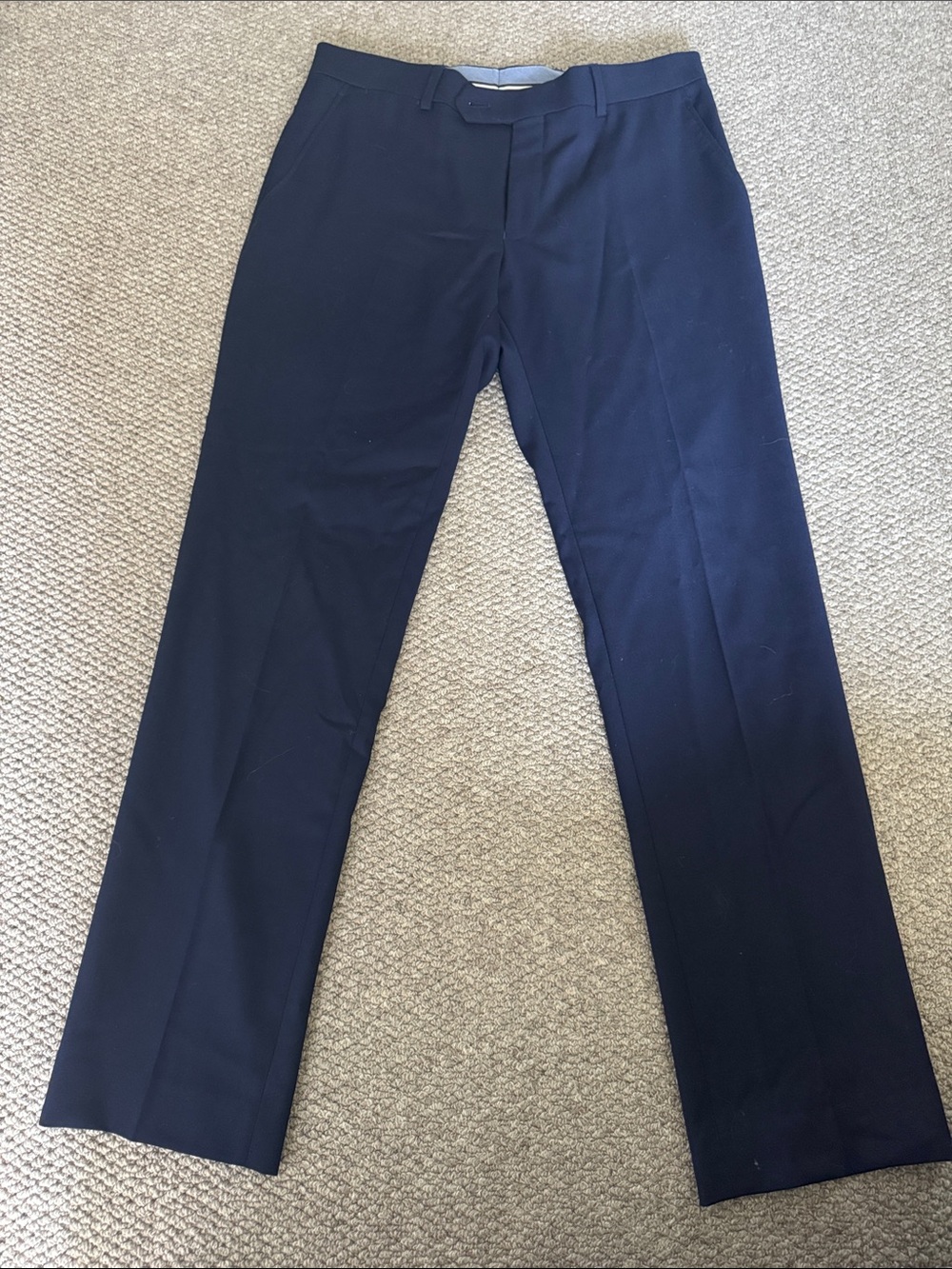 Tommy Hilfiger Men's Navy Dress Pants - Straight Leg 30W x 30L